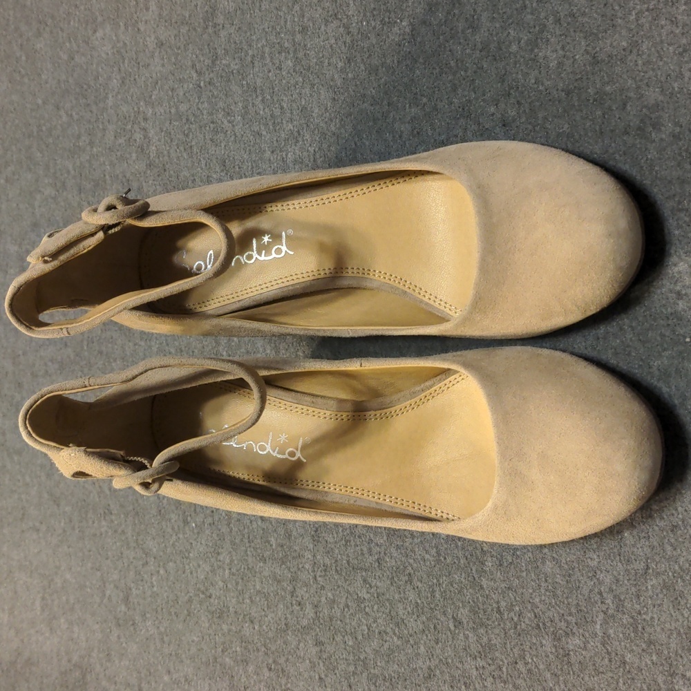 Splendid Rosie Ankle Strap Pumps, Women's Size 6.5 M, Taupe